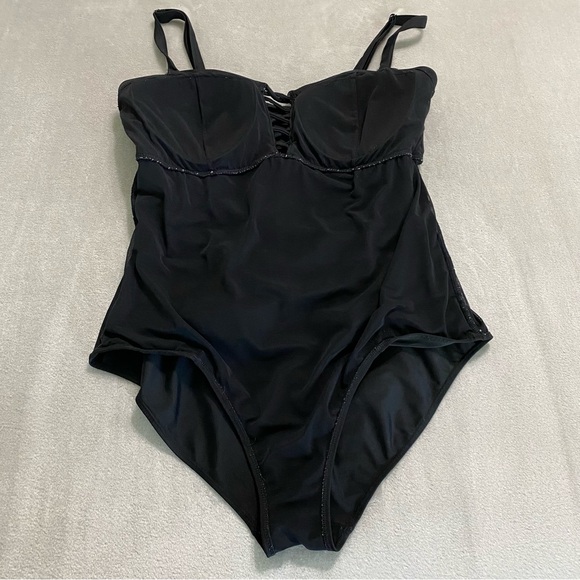 Torrid Lattice Front One Piece Swimsuit - Picture 6 of 11